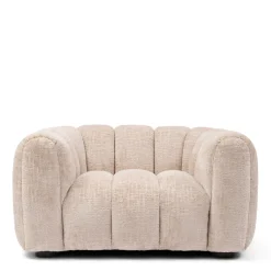 Loveseat Vicenza Chenille, kleur Natural