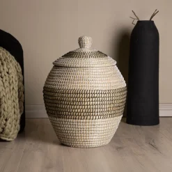 Mand Lashann Met deksel, Zeegras