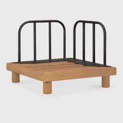 Modulaire Loungebank Monocle Hoek, Teakhout