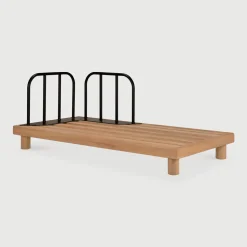 Modulaire Loungebank Monocle Lounge met Arm, Teakhout