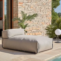 Modulaire Outdoor Bank Square Chaise Longue