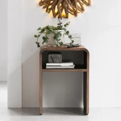 Nachtkastje Evo Teakhout, 40 x 35cm