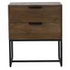 Nachtkastje Meave, hout donker bruin