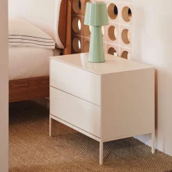 Nachtkastje Vedrana 60 x 40cm, kleur Wit