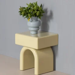 Nachtkastje Zorel Met 1 lade, kleur Zachtgroen