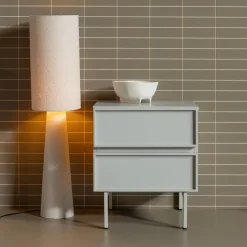 Nachtkastje/Ladekast Tours Met 2 laden, kleur Zand