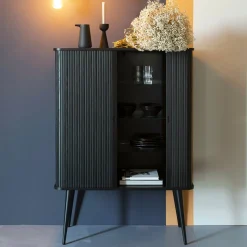 Opbergkast Barbier Hout, 140 x 100cm