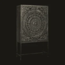 Opbergkast Casina kleur Zwart