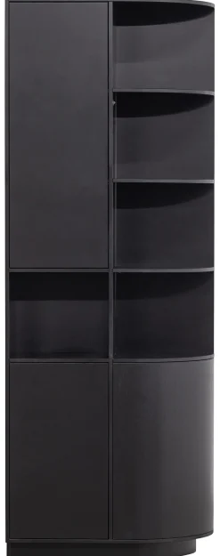 Opbergkast Finca Mat zwart, 210 x 78cm