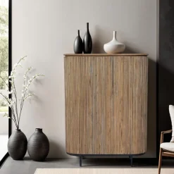 Opbergkast Lausanne Teakhout, 150 x 115cm