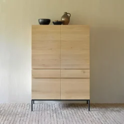 Opbergkast Ligna Geolied Eikenhout, 162 x 110cm