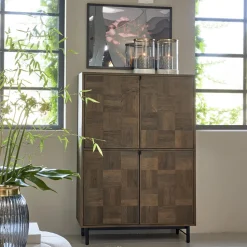 Opbergkast Mac Arthur Park Eikenhout, 151 x 105cm