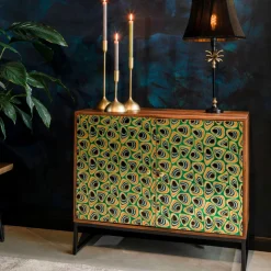 Opbergkast Meena Mangohout, 80 x 95cm