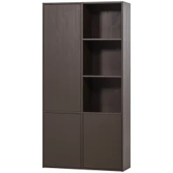 Opbergkast Meggy 215 x 108, kleur Middenbruin