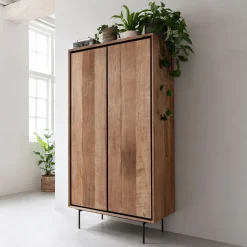 Opbergkast Metropole Teakhout, 180 x 90cm