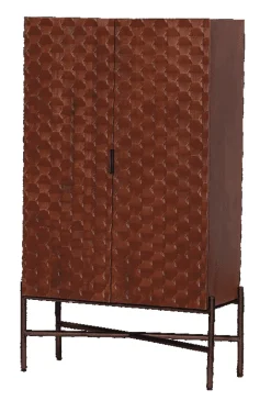 Opbergkast Paola Mangohout, 160 x 90cm