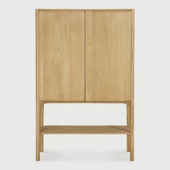 Opbergkast PI Geolied Eikenhout, 170 x 110cm, kleur Naturel