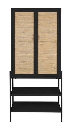 Opbergkast Yasu Rattan, 160 x 70cm