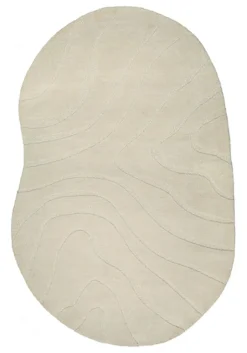 Organisch Vloerkleed Goa kleur Zand