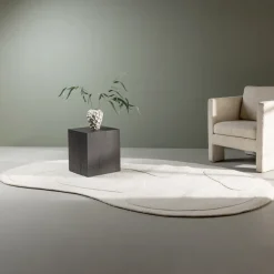 Organisch Vloerkleed Selicia Wol, 175 x 290cm, kleur Off White