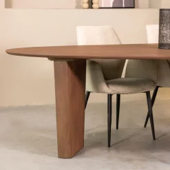 Organische Eettafel Wow Mangohout, kleur Naturel