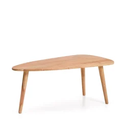 Organische Salontafel Duvani Acaciahout, 110 x 60cm