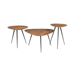 Organische Salontafel Loua Set van 3 stuks