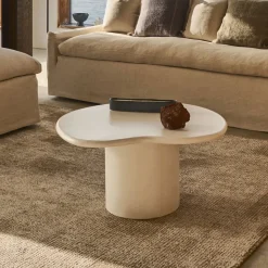 Organische Salontafel Macarella Beton, 83 x 77cm