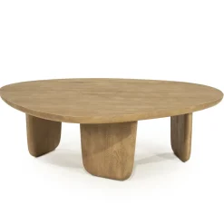 Organische Salontafel Maud Mangohout, 100 x 85cm