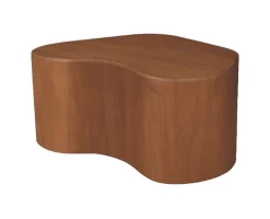 Organische Salontafel Savi Mangohout, 80 x 70cm