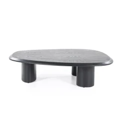 Organische Salontafel Walter Eiken, kleur Zwart (per stuk)