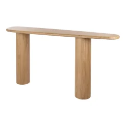 Organische Sidetable Oakley Eiken, 165cm