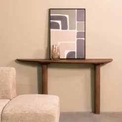 Organische Sidetable Wow Mangohout, 135cm