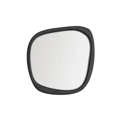 Organische Spiegel Alura Teakhout, 47 x 45cm