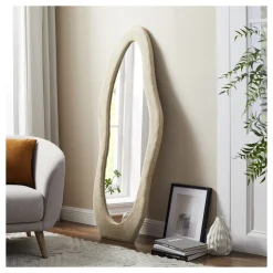 Organische Spiegel Estaban Imitatiebont 160 x 60cm