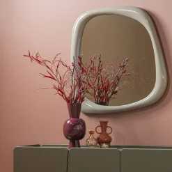 Organische Spiegel Norea 90 x 90cm, kleur Zand