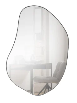 Organische Spiegel Romee 100 x 70cm, kleur Zwart