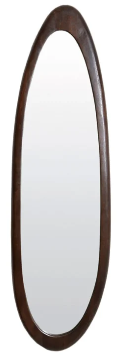 Organische Spiegel Salento Mangohout, 140 x 40cm