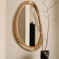 Organische Spiegel Selem Mungurhout, 107 x 60cm