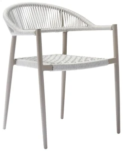 Outdoor Eetkamerstoel Yellow Geweven touw