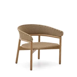 Outdoor Fauteuil Arinella Acaciahout en geweven touw