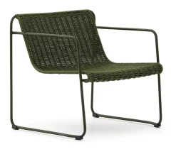 Outdoor Fauteuil Maurina Handgeweven touw en staal