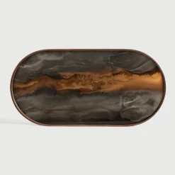 Ovaal Dienblad Linear Flow 71 x 36cm