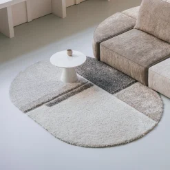 Ovaal Vloerkleed Zest kleur Bruin