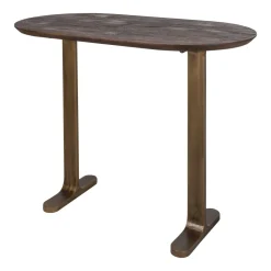 Ovale Bartafel Revelin Mangohout, 140 x 75cm