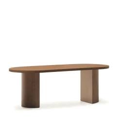 Ovale Eettafel Nealy Walnootfineer