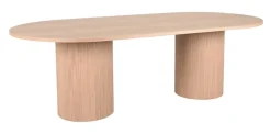 Ovale Eettafel Oliva Eiken, 240 x 120cm