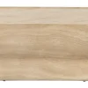 Ovale Salontafel Noble Travertinlook, 100 x 50cm