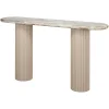Ovale Sidetable Coronel Marmer, 160cm