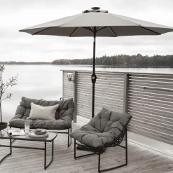 Parasol Bryttany LED, 270cm